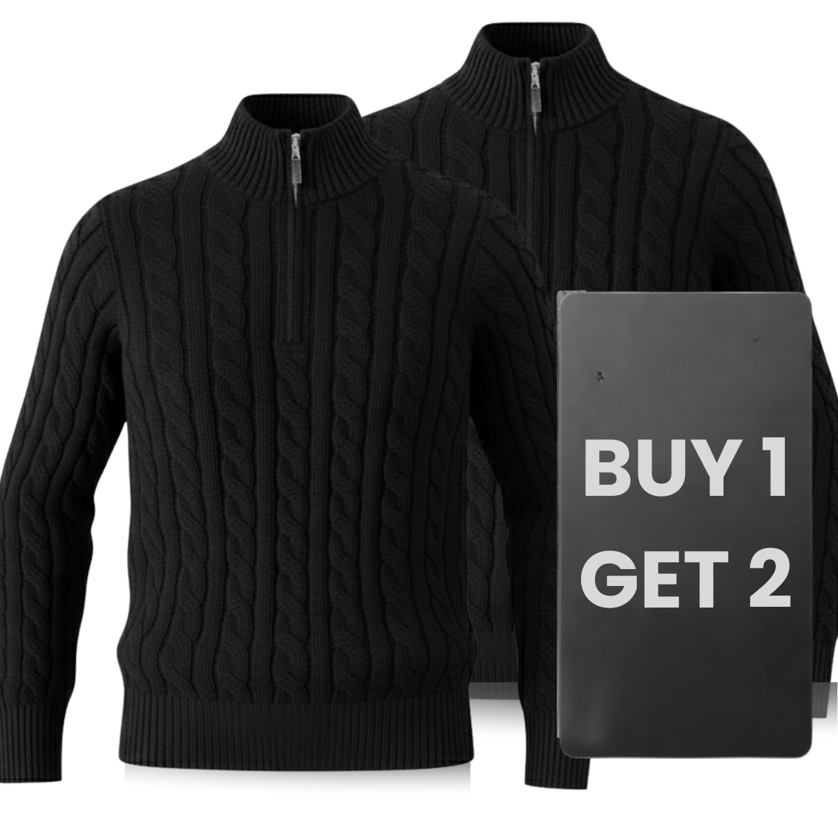 Cashmere Cable Sweater (CLEARANCE) - Buy 1 Get 2