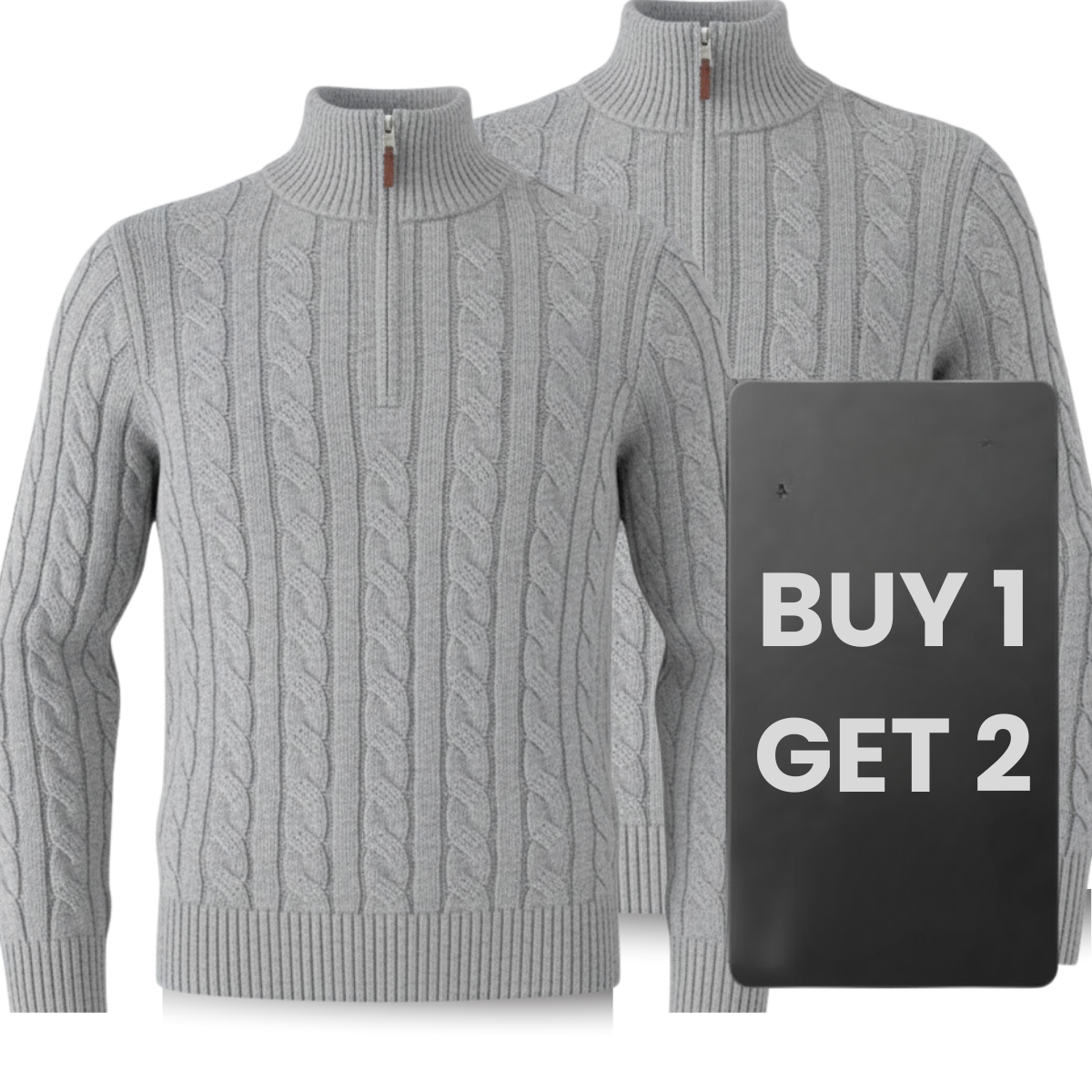 Cashmere Cable Sweater (CLEARANCE) - Buy 1 Get 2